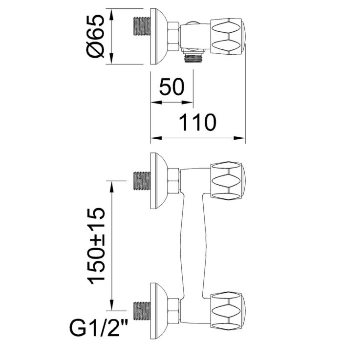 Shower MIxer - Guayama 99759 - Image 2