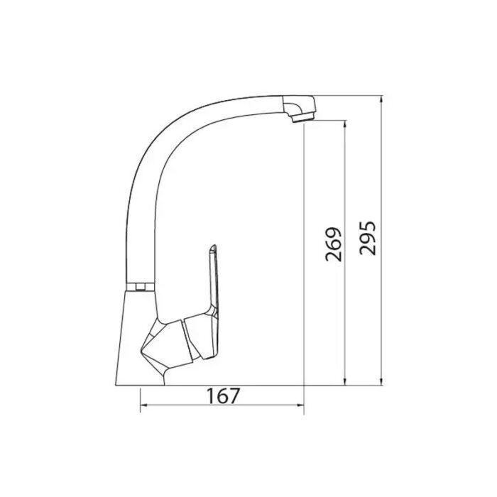 Sink Mixer - Panam Evo 60548 - Image 2