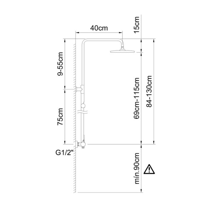 Shower Set - Panam Evo Xtreme - 61019 - Image 2