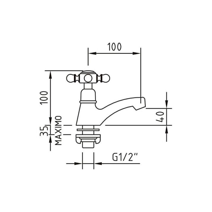 Basin Tap - Antigona 94489 - Image 2