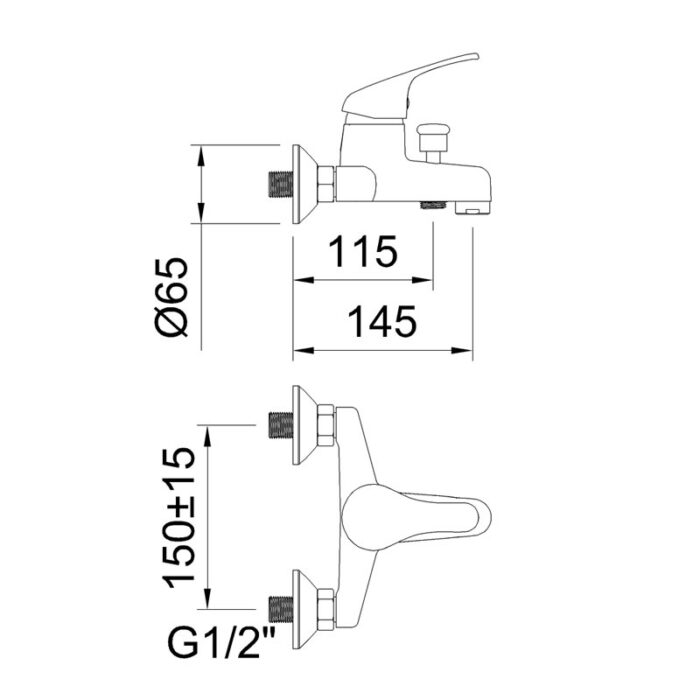 Shower Mixer - Panam 94697 - Image 2