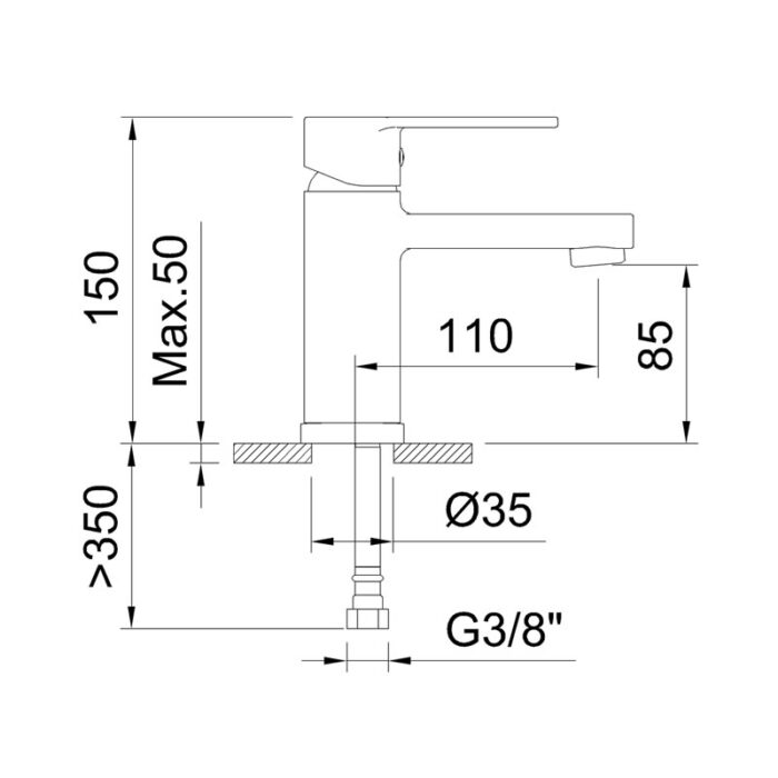 Basin Mixer - Arctic 97594 - Image 2