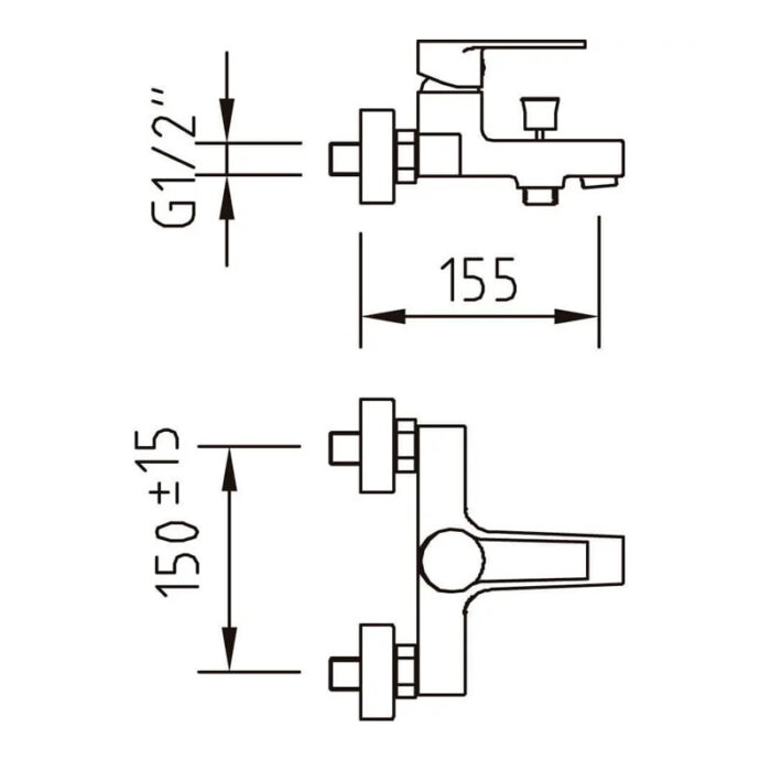 Shower Mixer - Artic Xtreme 98692 - Image 2